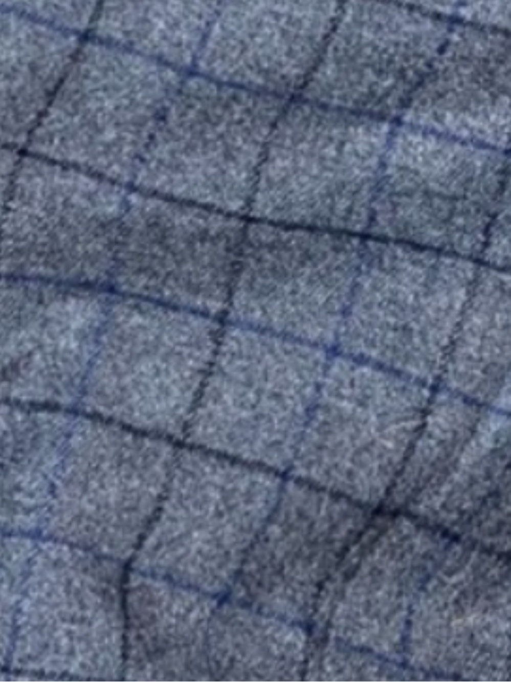 Theory Treeca Wool Cashmere Gray Windowpane Plaid Crop Pants $385 Excellent 12 - Picture 5 of 11